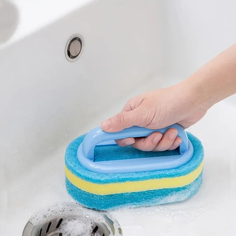 Perie de Curățare cu Mâner și Rezervor Detergent – Ideală pentru Bucătărie și Baie