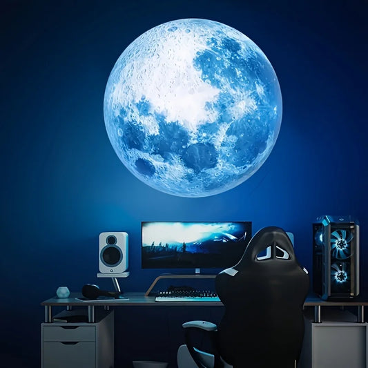 Proiector LED Planete & Lună – Lampă USB cu Modele Schimbabile, Decor Spectaculos pentru Cameră