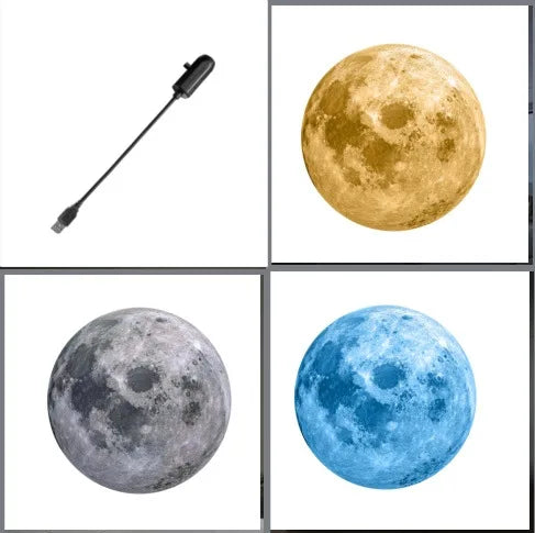 Proiector LED Planete & Lună – Lampă USB cu Modele Schimbabile, Decor Spectaculos pentru Cameră