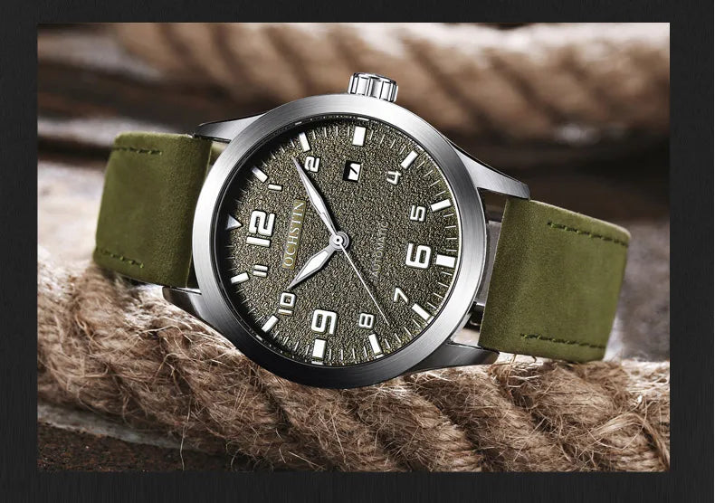 Stil Masculin 🔥 Ceas Automat Elegant – Design Premium pentru Orice Ocazie