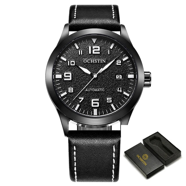 Stil Masculin 🔥 Ceas Automat Elegant – Design Premium pentru Orice Ocazie