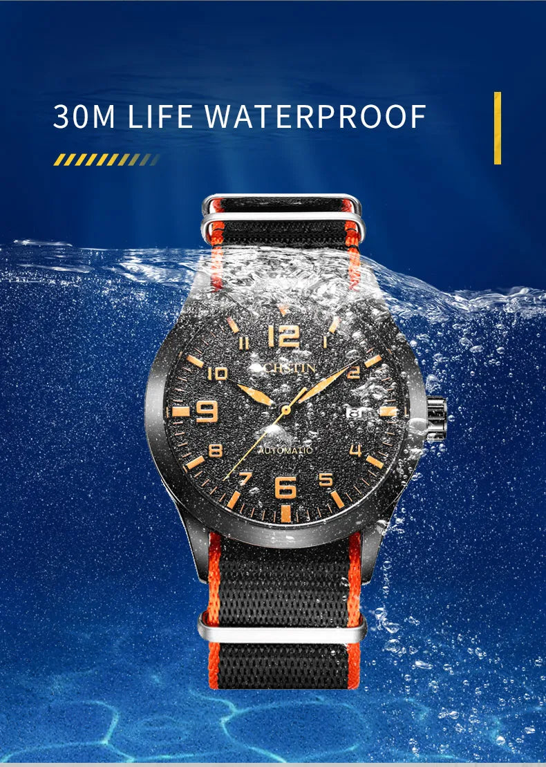 Stil Masculin 🔥 Ceas Automat Elegant – Design Premium pentru Orice Ocazie