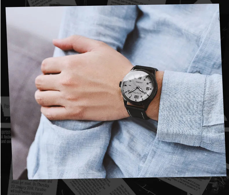 Stil Masculin 🔥 Ceas Automat Elegant – Design Premium pentru Orice Ocazie