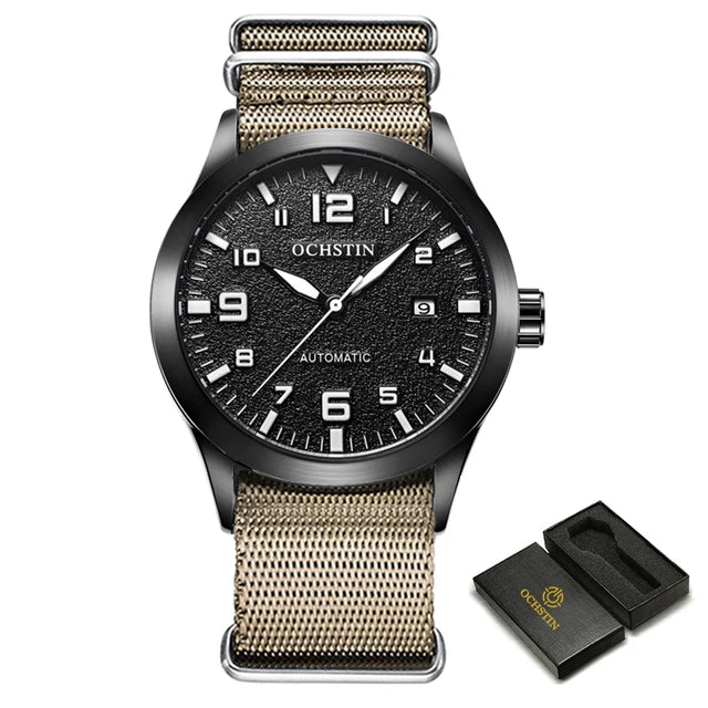 Stil Masculin 🔥 Ceas Automat Elegant – Design Premium pentru Orice Ocazie