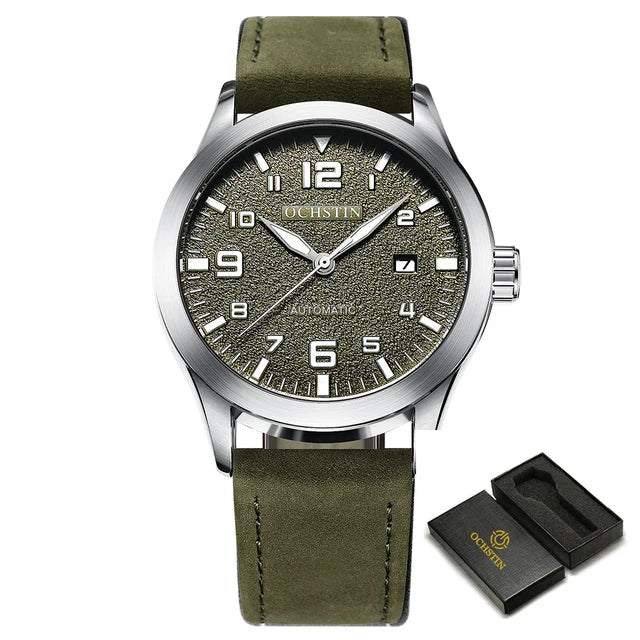 Stil Masculin 🔥 Ceas Automat Elegant – Design Premium pentru Orice Ocazie