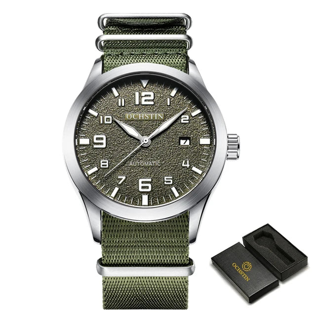 Stil Masculin 🔥 Ceas Automat Elegant – Design Premium pentru Orice Ocazie