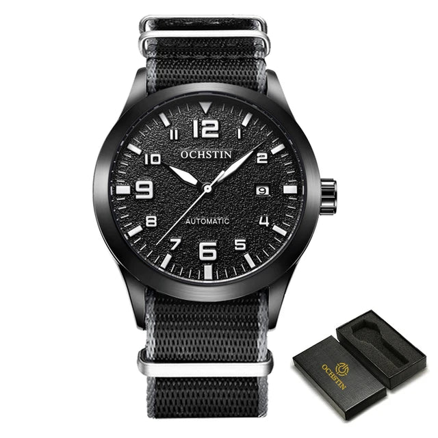 Stil Masculin 🔥 Ceas Automat Elegant – Design Premium pentru Orice Ocazie