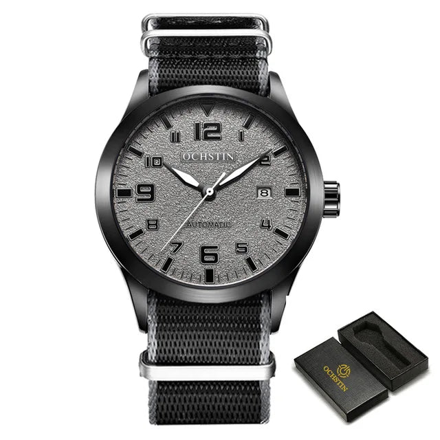 Stil Masculin 🔥 Ceas Automat Elegant – Design Premium pentru Orice Ocazie