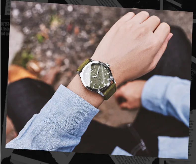Stil Masculin 🔥 Ceas Automat Elegant – Design Premium pentru Orice Ocazie