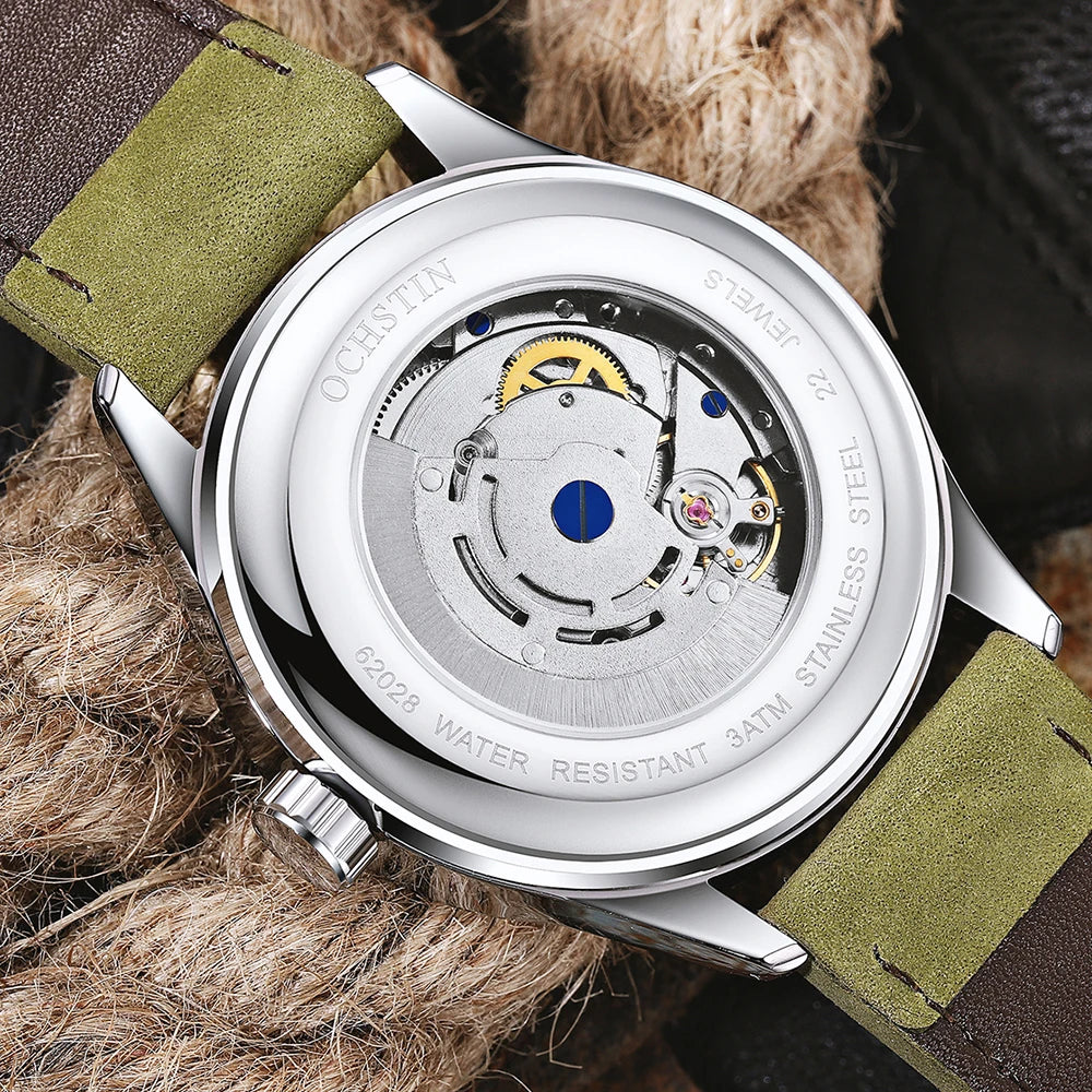 Stil Masculin 🔥 Ceas Automat Elegant – Design Premium pentru Orice Ocazie