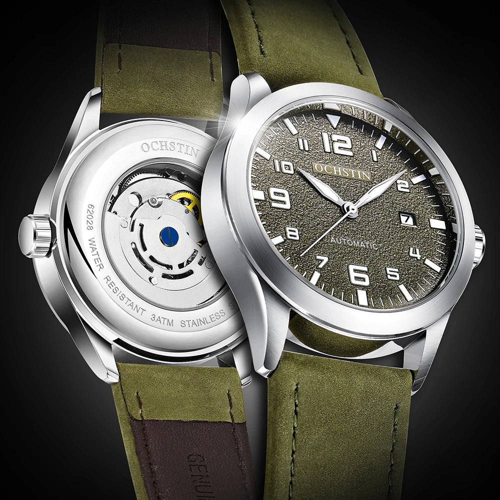 Stil Masculin 🔥 Ceas Automat Elegant – Design Premium pentru Orice Ocazie