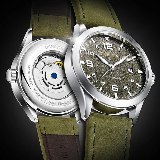 Stil Masculin 🔥 Ceas Automat Elegant – Design Premium pentru Orice Ocazie