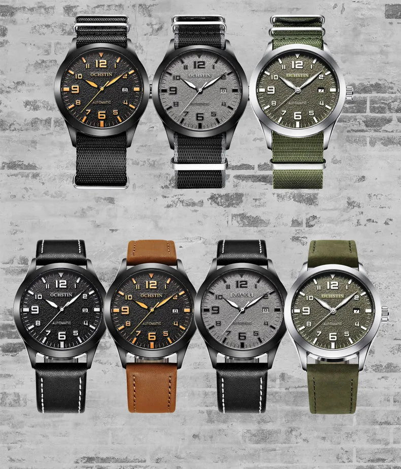 Stil Masculin 🔥 Ceas Automat Elegant – Design Premium pentru Orice Ocazie