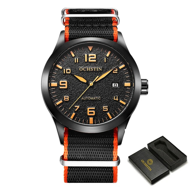 Stil Masculin 🔥 Ceas Automat Elegant – Design Premium pentru Orice Ocazie