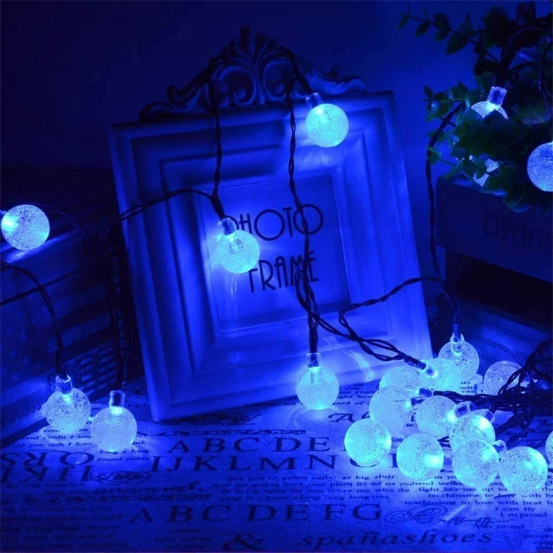 Atmosferă Magică în Grădină ✨ Instalație Solară 200 LED – Fără Curent, 100% Waterproof