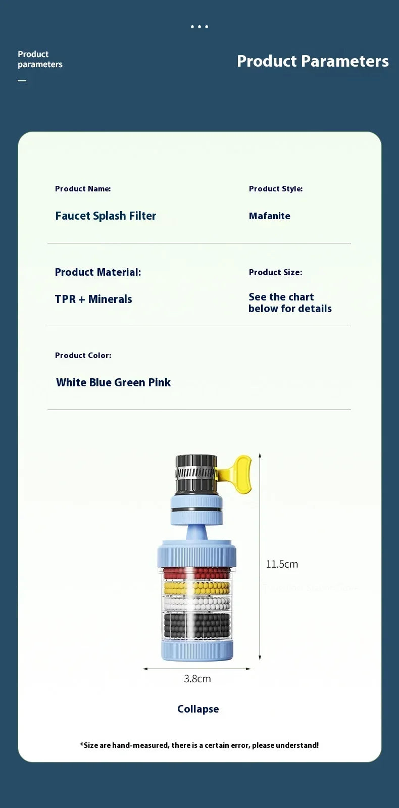 Apă Curată Instant 🔥 Filtru Robinet 6 Straturi – Fără Stropire & Economisești Apă