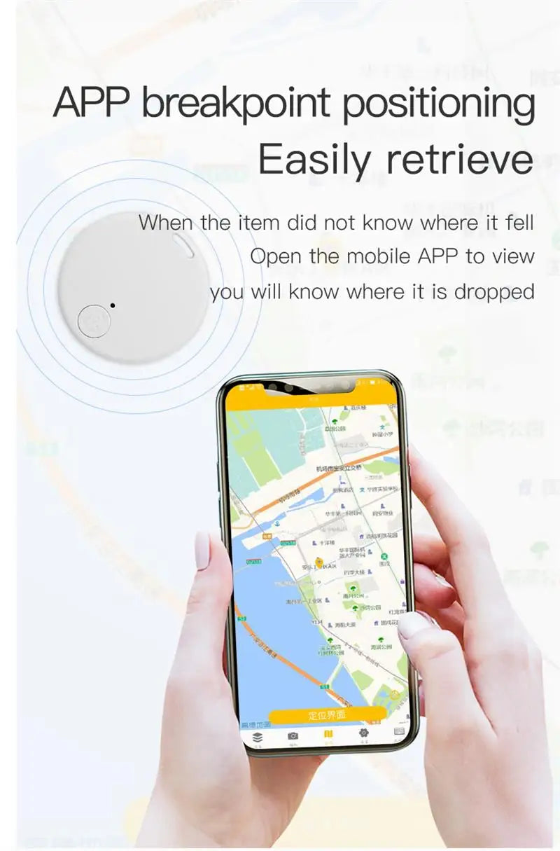 Nu Mai Pierzi Nimic 🔥 Mini Tracker Bluetooth – Găsește Chei, Geantă, Mașină Rapid
