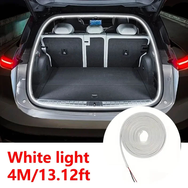 Lumină LED Portbagaj 🔥 Se Aprinde Automat – Instalare Fără Fire, Efect WOW Noaptea