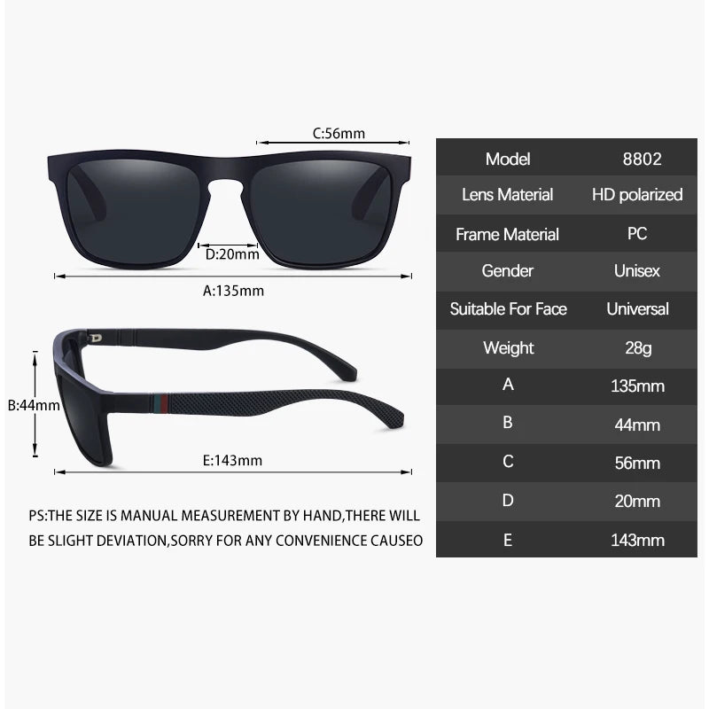 Ochelari de Soare Polarizați Unisex – Stil Vintage, Protecție UV400, Design Modern