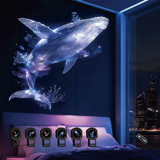 Lampă Proiector Ocean Wave – Lumină Ambient Marin pentru Poze & Decor Aesthetic