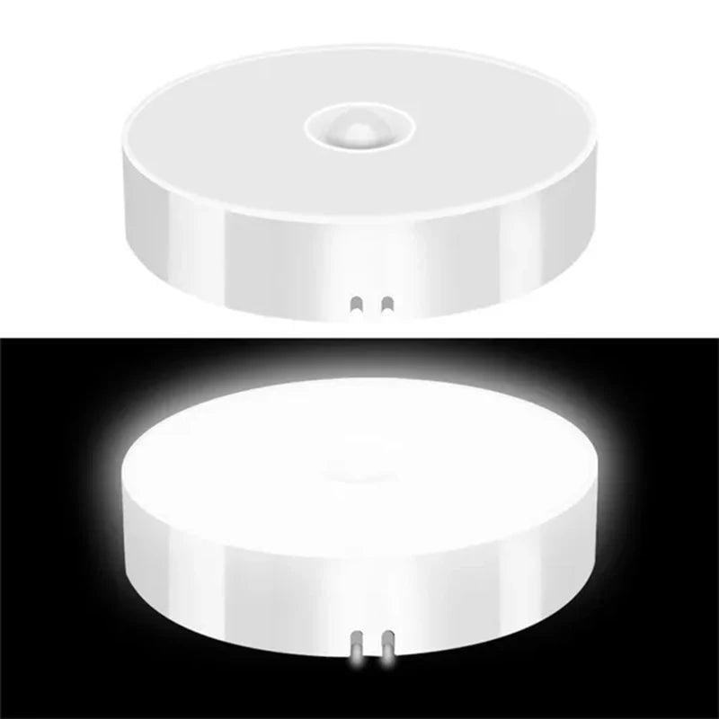 Lampă LED cu Senzor PIR – Reîncărcabilă USB, Fără Fir, pentru Dulap, Scară, Bucătărie sau Hol