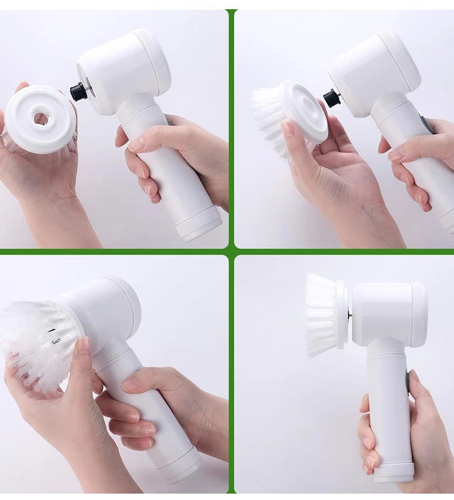 Curățenie Fără Efort 🔥 Perie Electrică Rotativă – Spală Tot în Secunde (Fără Frecat)