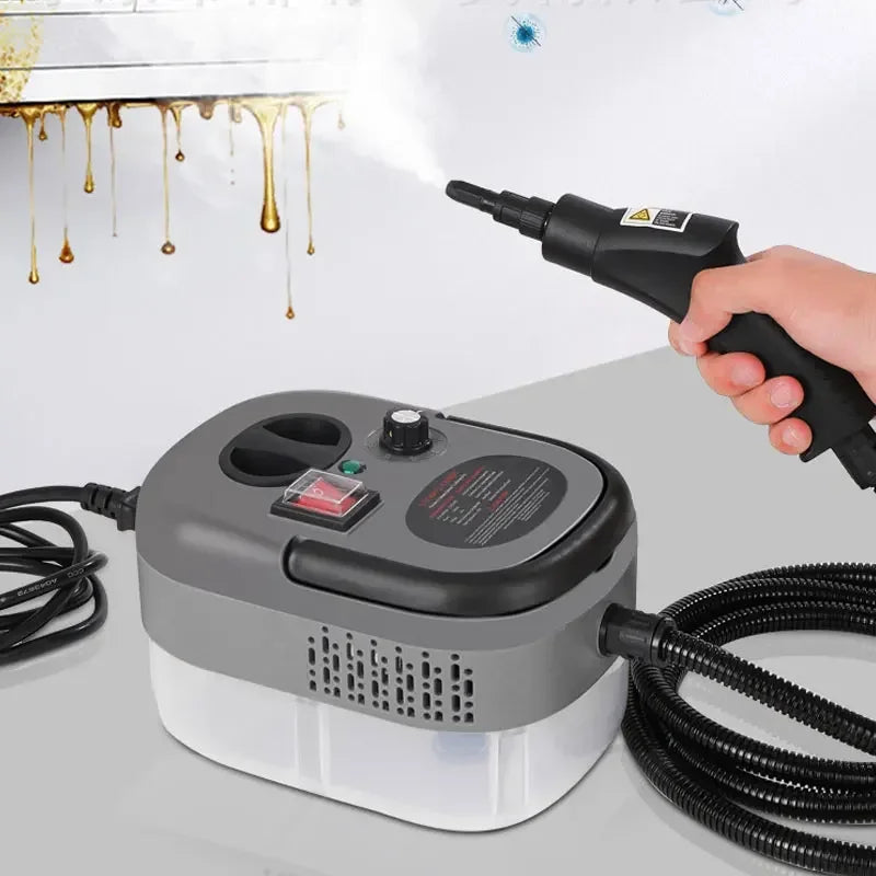Aparat de Curățare cu Abur 2500W – Curățare Profundă pentru Bucătărie, Baie, Mașină și Podele