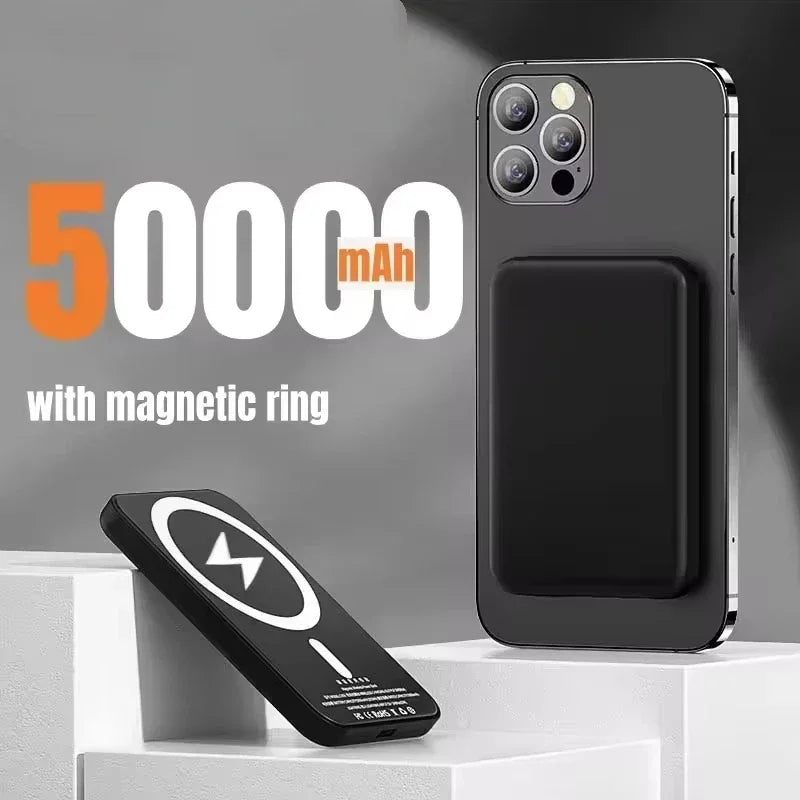 Nu Mai Rămâi Fără Baterie 🔋 Power Bank Magnetic – Încărcare Rapidă 20W, Portabil
