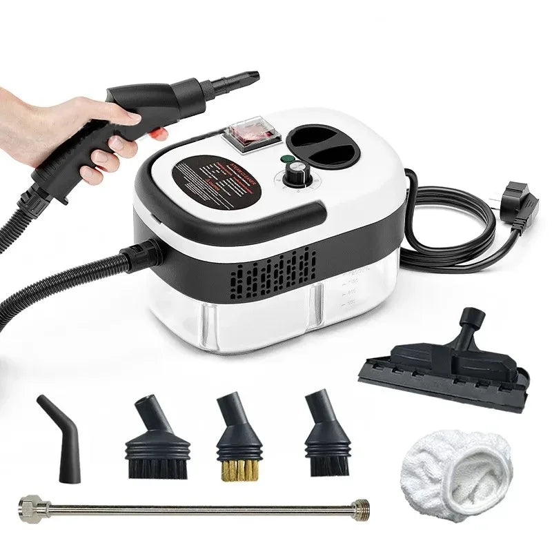 Aparat de Curățare cu Abur 2500W – Curățare Profundă pentru Bucătărie, Baie, Mașină și Podele