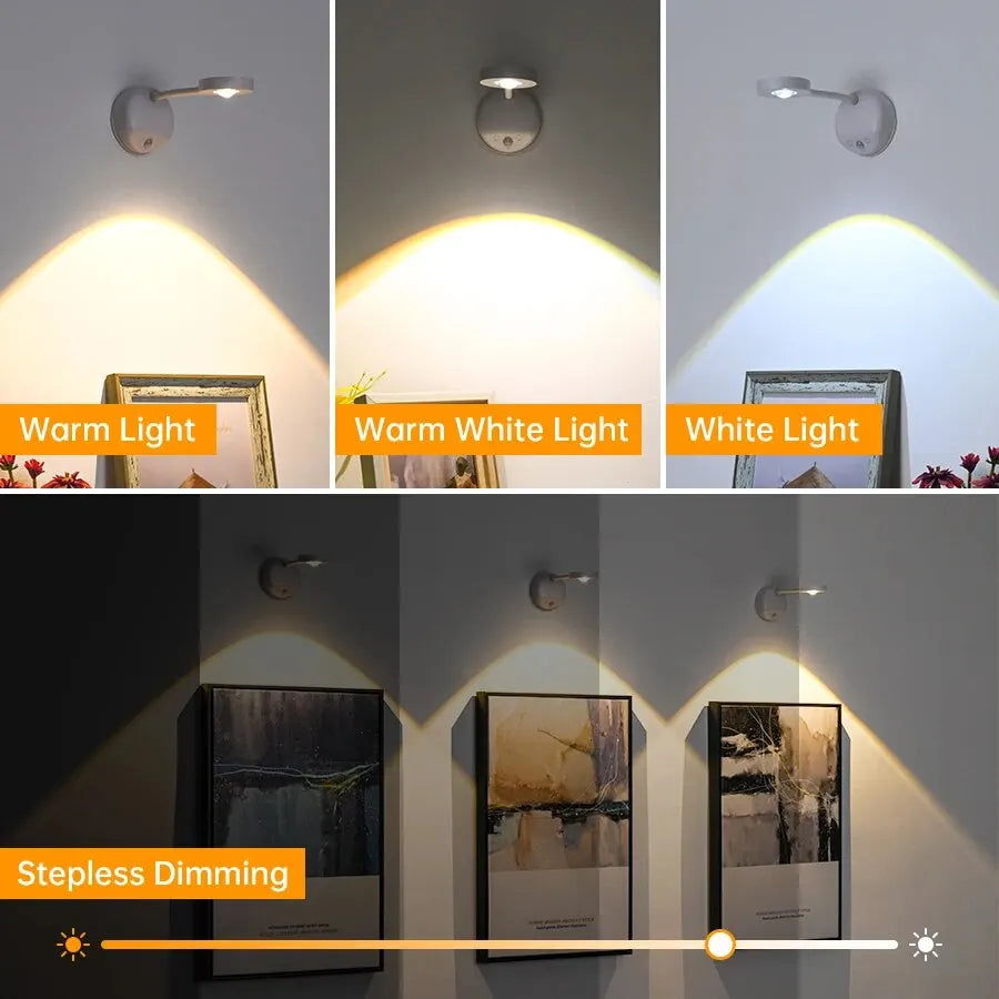 Lampă LED cu Senzor de Mișcare – Wireless, USB, Iluminare Inteligentă pentru Casă