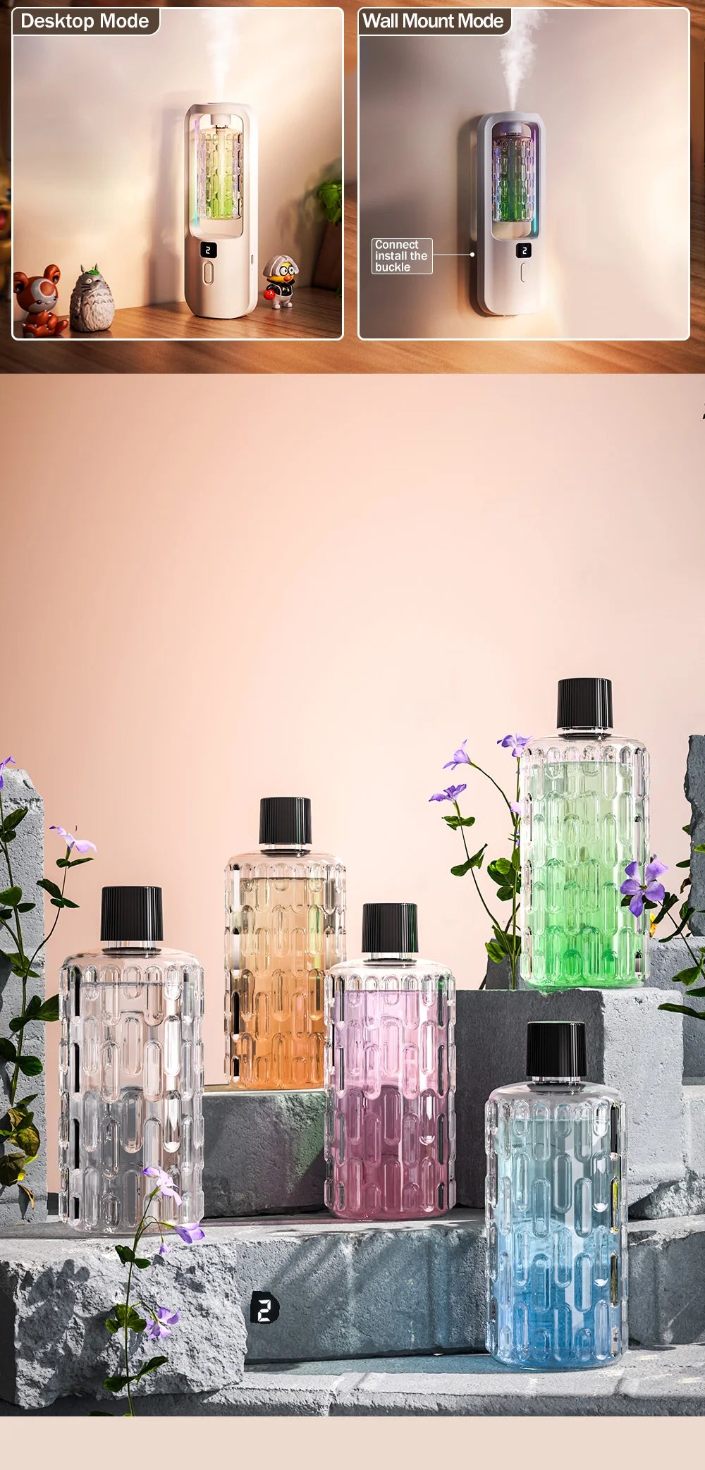 Difuzor Aromaterapie Automat – Elimină Mirosurile și Parfumează Casa cu Uleiuri Esențiale