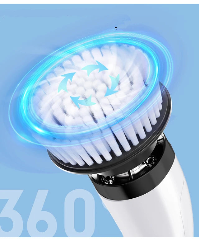 Curățenie Fără Efort 🔥 Perie Electrică Rotativă – Spală Tot în Secunde (Fără Frecat)