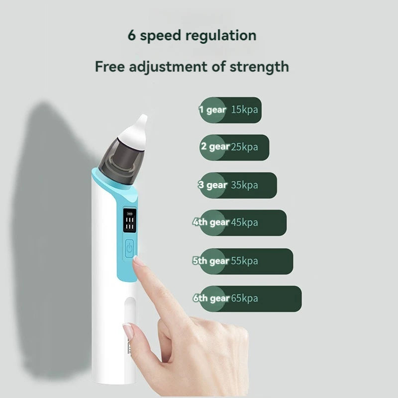 Aspirator Nazal Electric pentru Bebeluși – Curățare Delicată, Reîncărcabil USB