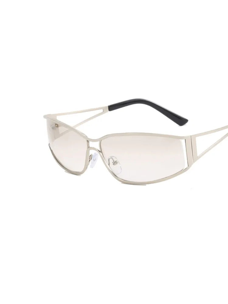 Stil Y2K 🔥 Ochelari Oversized cu Lentile Gradient – Look Modern & Îndrăzneț
