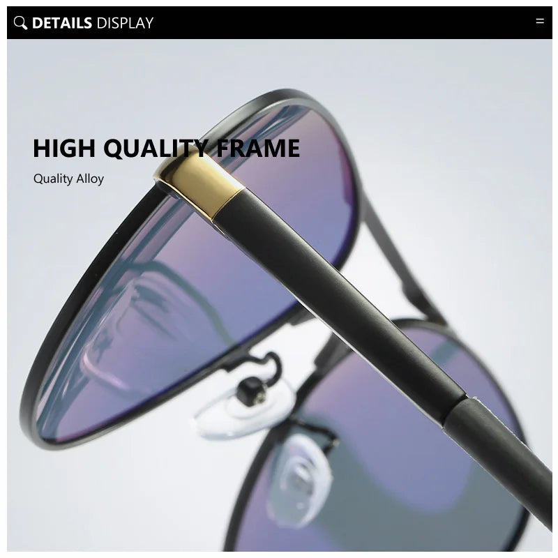 Ochelari de Soare Aviator Polarizați – Stil Clasic, Lentile HD, Protecție UV400