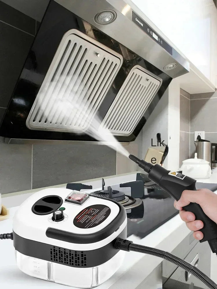 Aparat de Curățare cu Abur 2500W – Curățare Profundă pentru Bucătărie, Baie, Mașină și Podele
