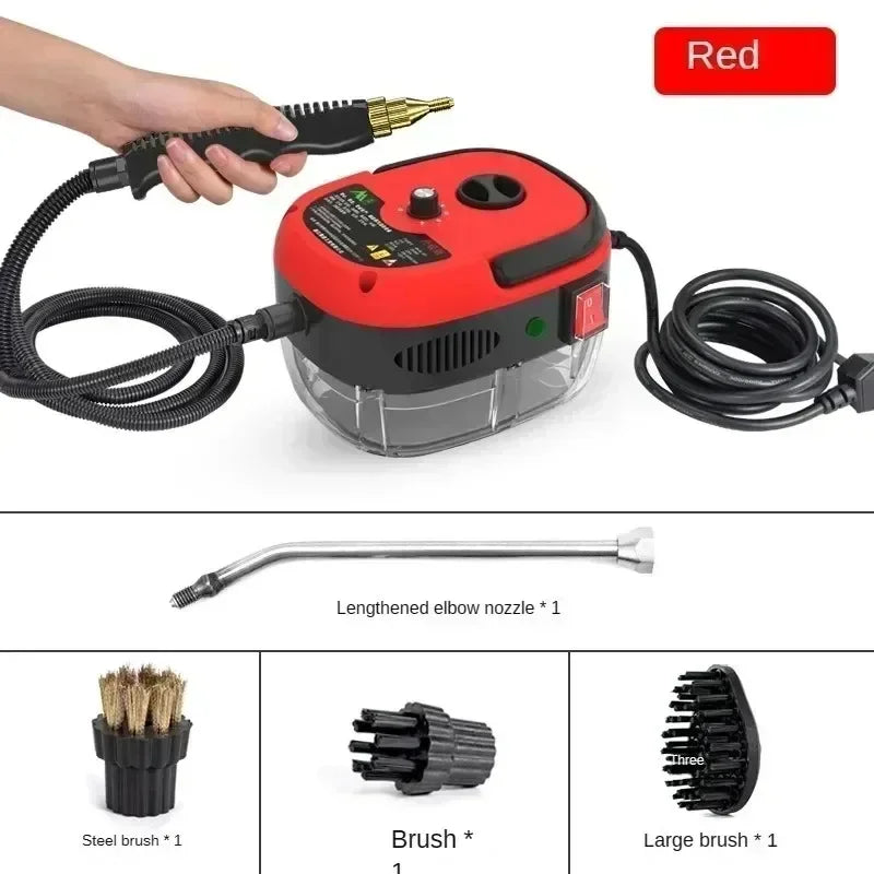 Aparat de Curățare cu Abur 2500W – Presiune Mare, Curățare Rapidă pentru Bucătărie, Baie, Mașină și Aer Condiționat
