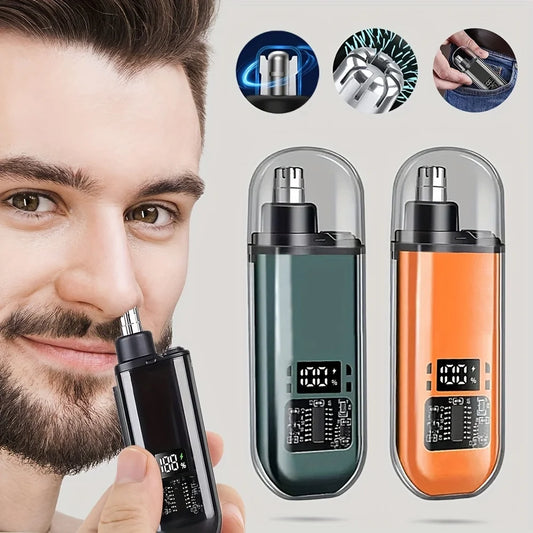 Trimmer Electric Nas & Urechi – Reîncărcabil USB, Compact și Ușor de Folosit