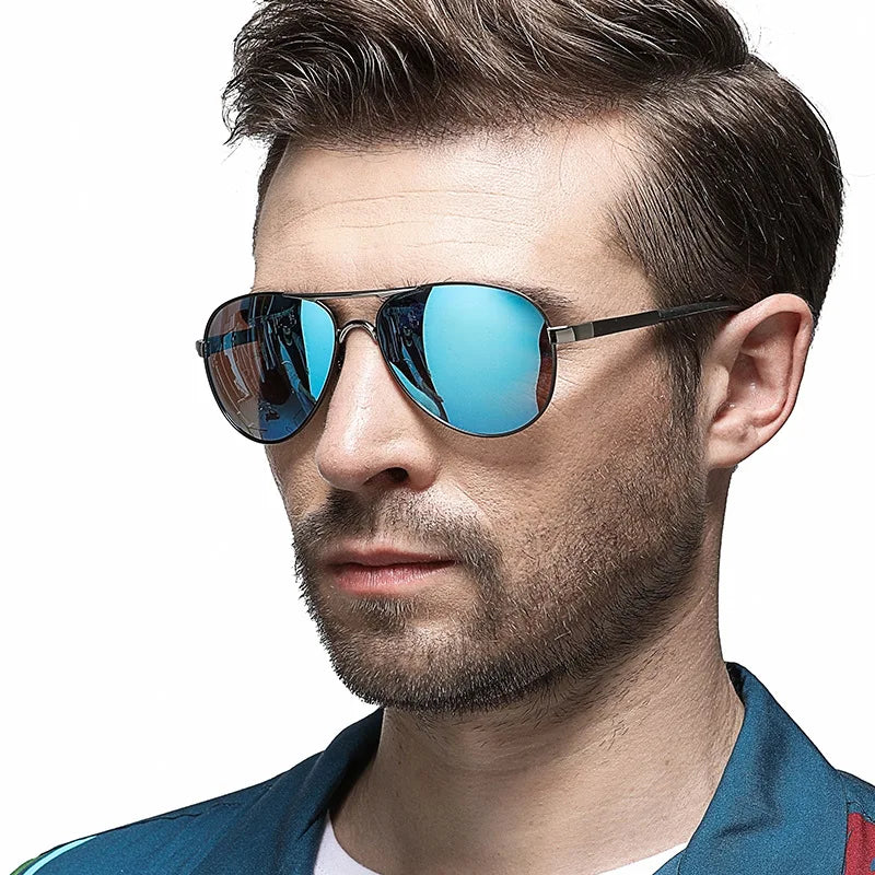 Ochelari de Soare Aviator Polarizați – Stil Clasic, Lentile HD, Protecție UV400