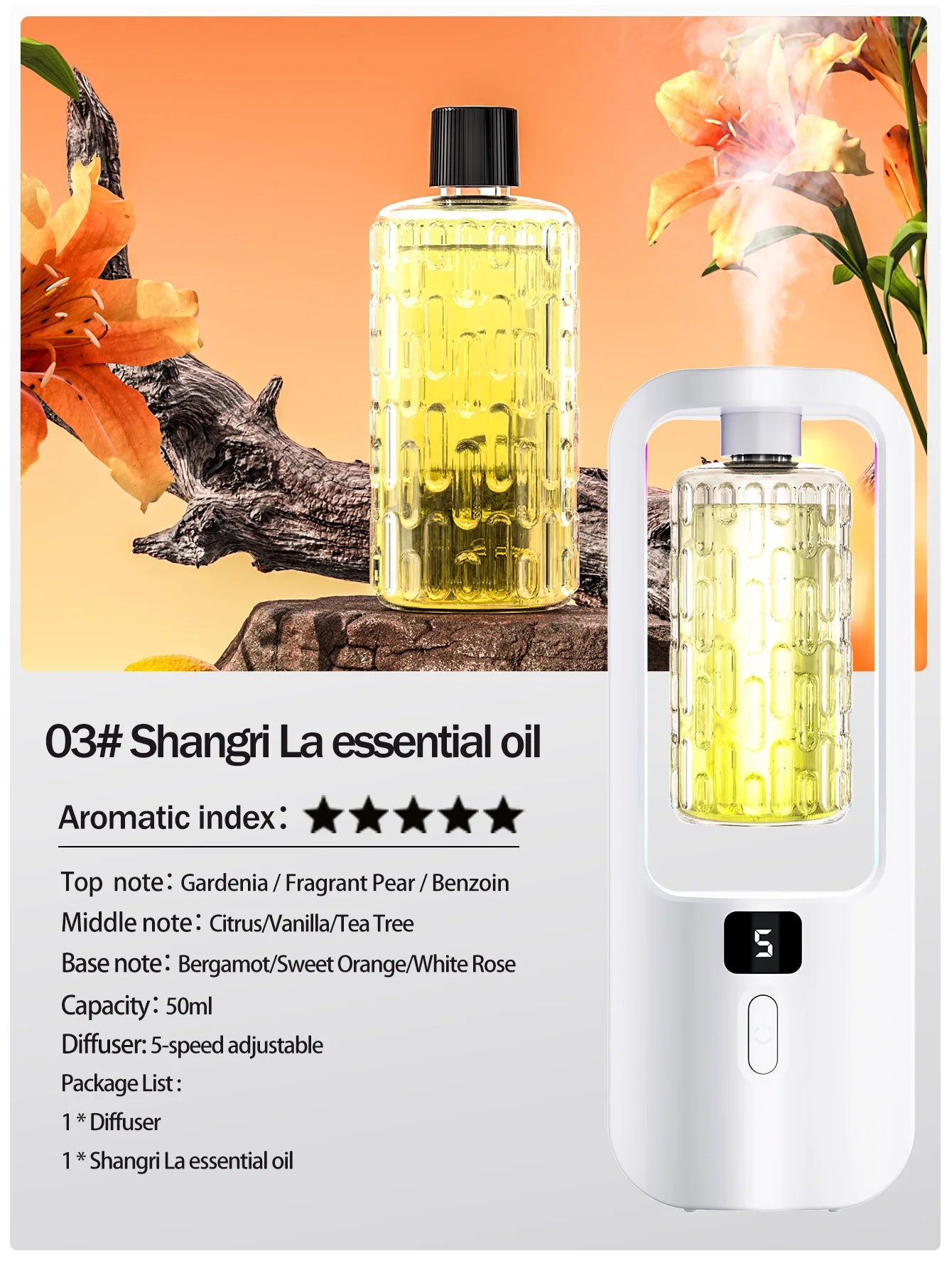 Difuzor Aromaterapie Automat – Elimină Mirosurile și Parfumează Casa cu Uleiuri Esențiale
