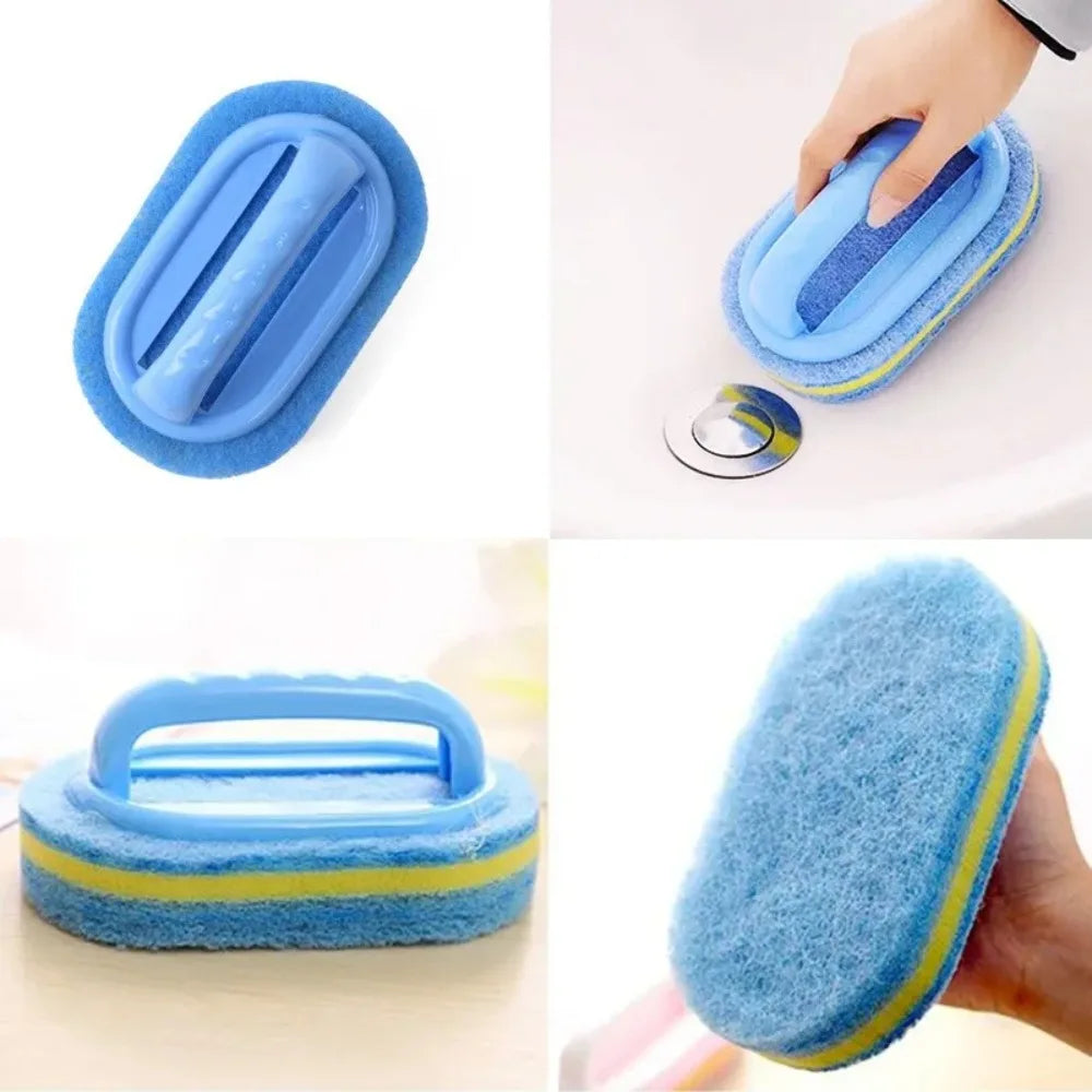 Perie de Curățare cu Mâner și Rezervor Detergent – Ideală pentru Bucătărie și Baie