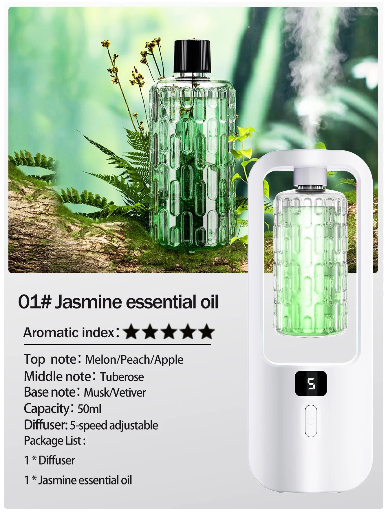Difuzor Aromaterapie Automat – Elimină Mirosurile și Parfumează Casa cu Uleiuri Esențiale