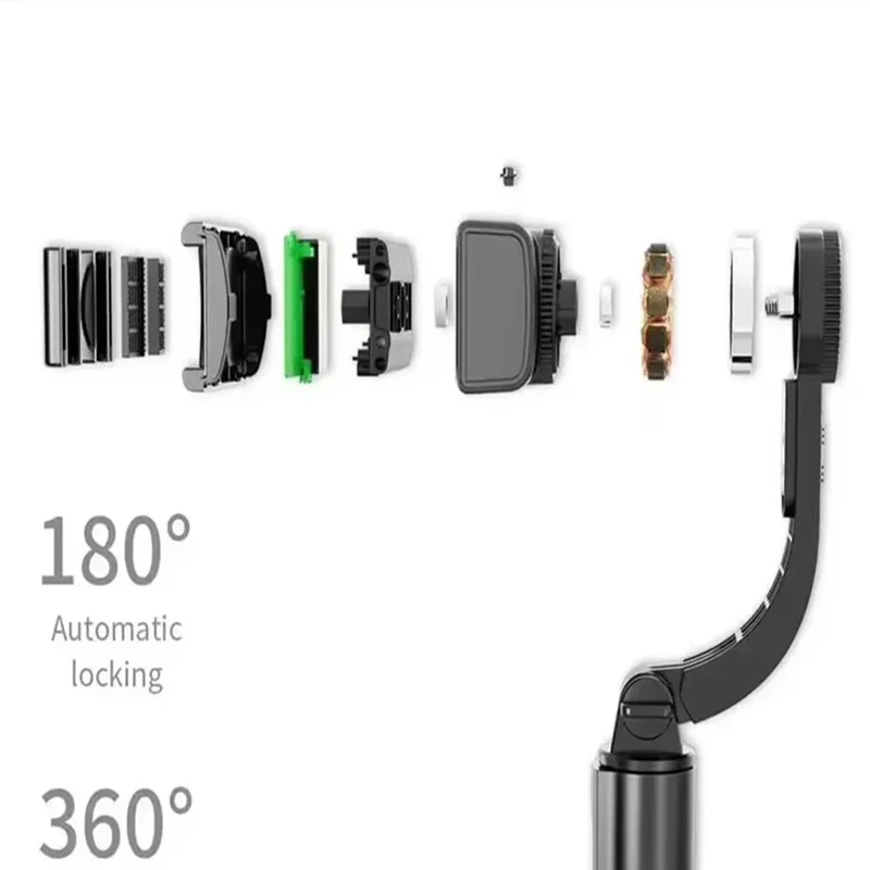 Gimbal Stabilizator Bluetooth 3in1 – Selfie Stick + Trepied, Filmare Stabilă pentru Telefon