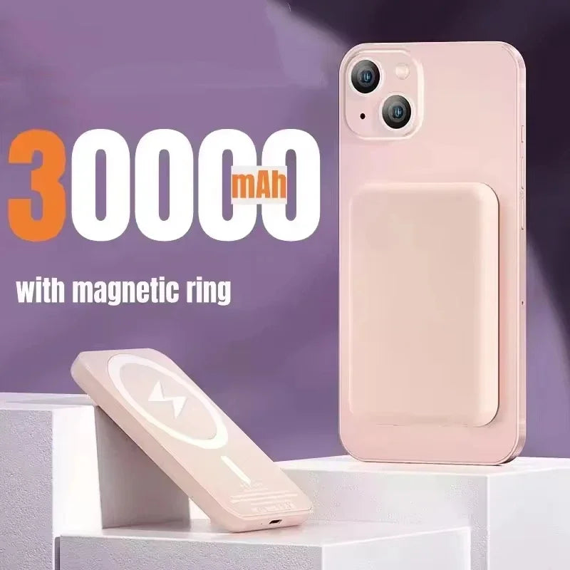 Nu Mai Rămâi Fără Baterie 🔋 Power Bank Magnetic – Încărcare Rapidă 20W, Portabil