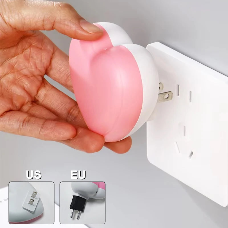 Lampă LED de Noapte cu Senzor – Consum Redus, Ideală pentru Copii, Dormitor & Scară