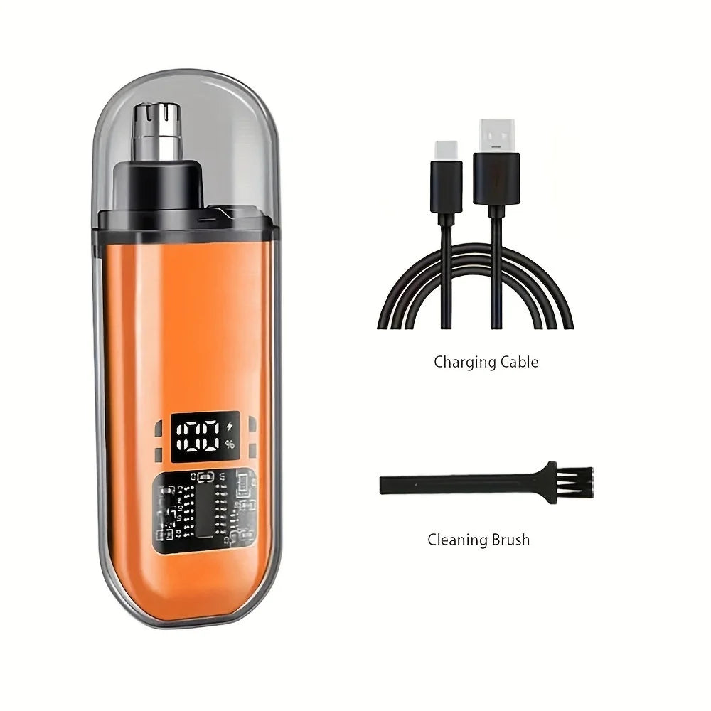 Trimmer Electric Nas & Urechi – Reîncărcabil USB, Compact și Ușor de Folosit