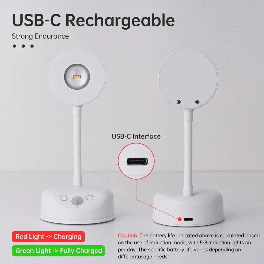 Lampă LED cu Senzor de Mișcare – Wireless, USB, Iluminare Inteligentă pentru Casă