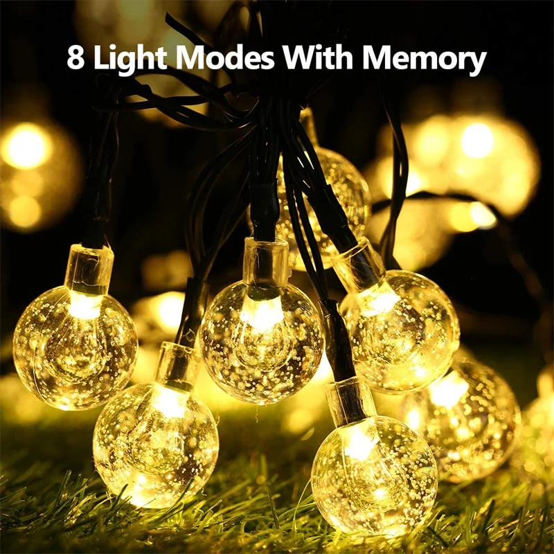 Atmosferă Magică în Grădină ✨ Instalație Solară 200 LED – Fără Curent, 100% Waterproof