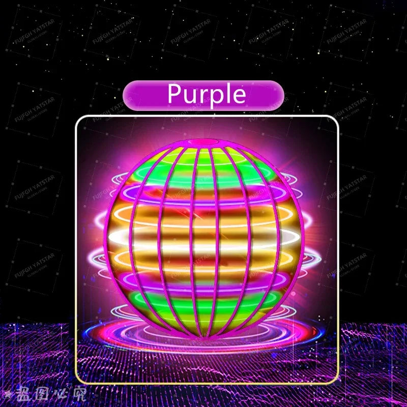Magic Flying Ball cu LED – Boomerang Inteligent, Jucărie Anti-Gravitație cu Efect WOW