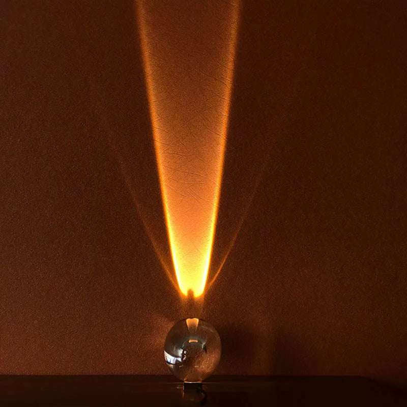 Lampă LED Cristal „Eye of the Sky” – Design Italian, Proiector Lumină Premium pentru Dormitor & Living